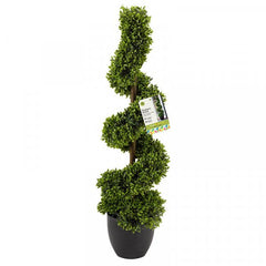 Artificial Boxwood Topiary Twirl