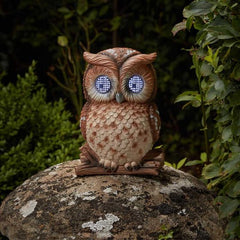 Blinkin' Owl Solar Ornament