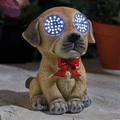Blinkin' Dog Solar Light Ornament