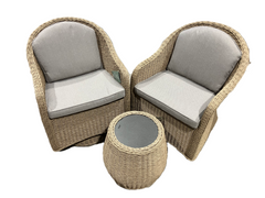 Bellagio Swivel Chair Set