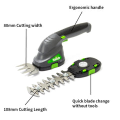 Cordless Shrub Shear & Grass Blades