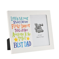 Brightside Best Dad Photo Frame
