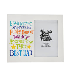 Brightside Best Dad Photo Frame