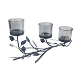 Leaf Triple Tealight Holder