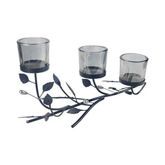 Leaf Triple Tealight Holder