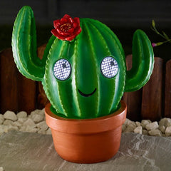 Blinkin' Cactus Solar Light Ornament