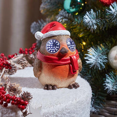 Blinkin' Robin Ornament