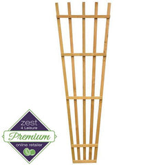 Fixed Wooden Fan Trellis