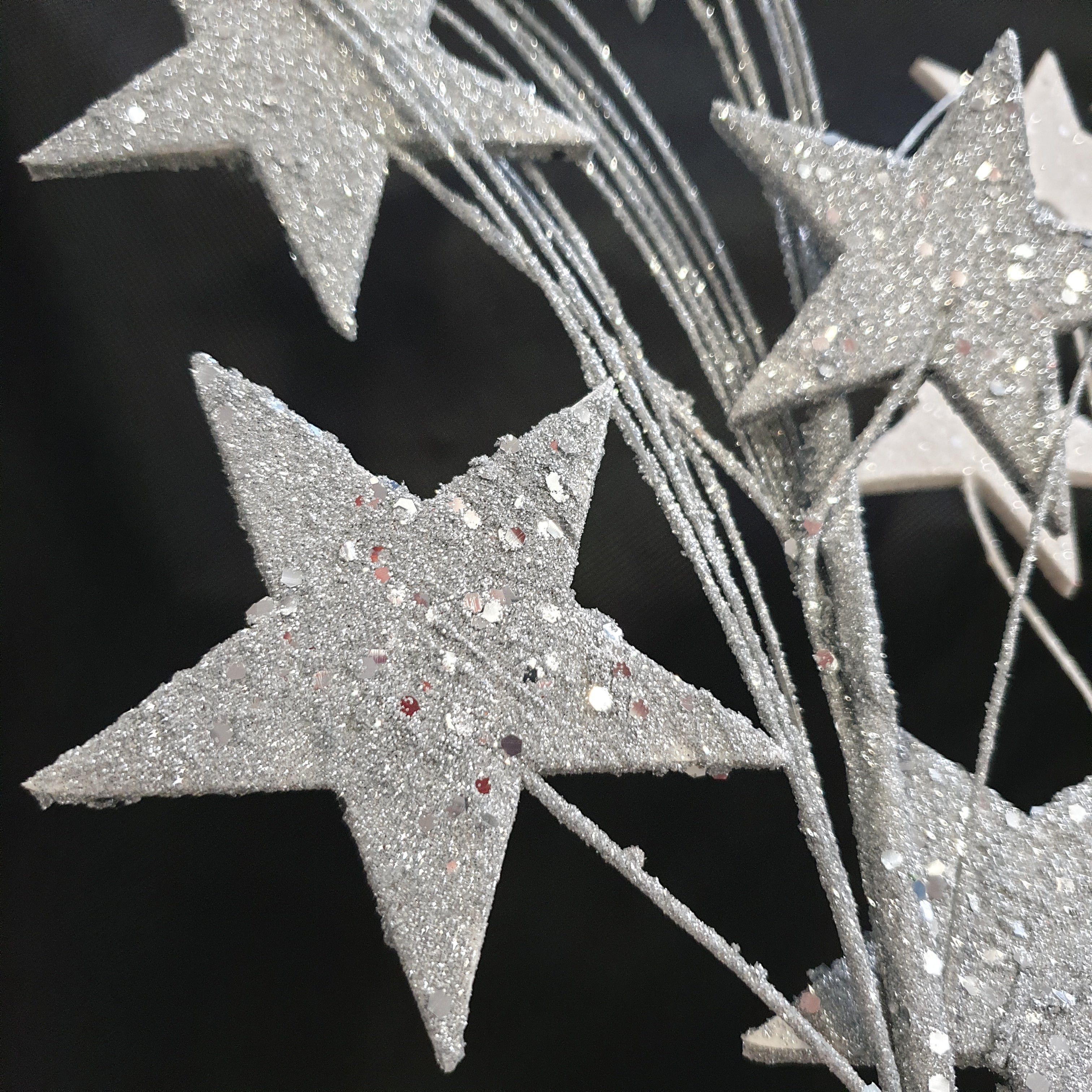 Glitter Star Spray Stem