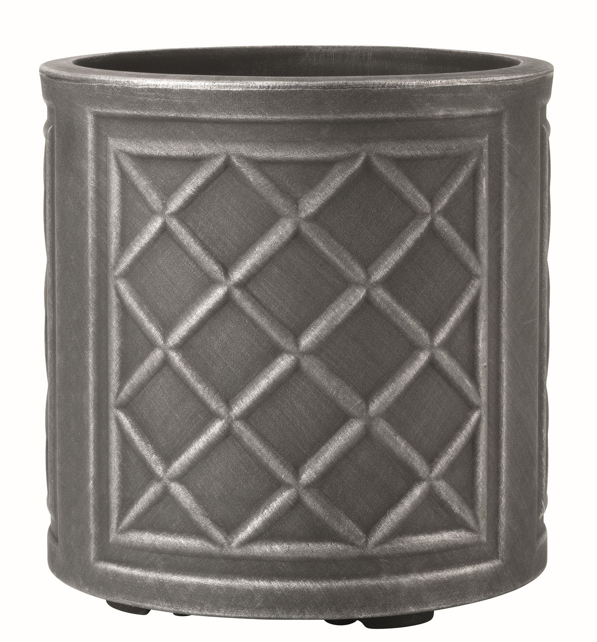 32cm Round Lead Effect Pewter