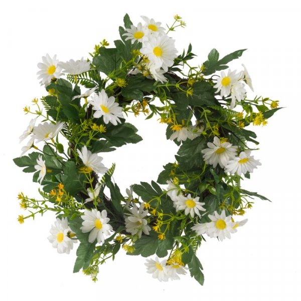 Artificial Daisy Wreath