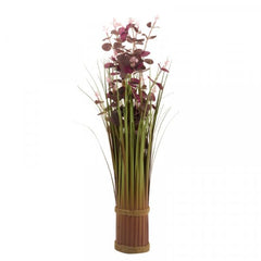 Eucalyptus Violet Battery Lit Bouquet