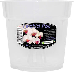 Clear Orchid Pot 15cm