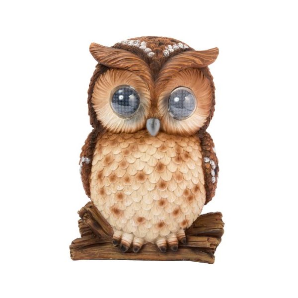 Blinkin' Owl Solar Ornament