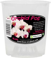 Clear Orchid Pot 9cm