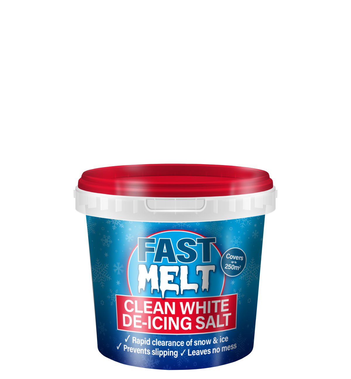 Fast Melt Clean White De-Icing Salt Tub