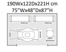 Henley 6mx4m Garden Shed