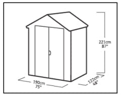Henley 6mx4m Garden Shed
