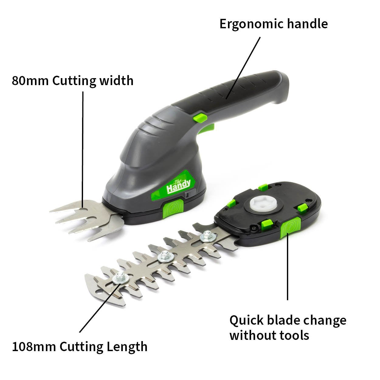 Cordless Shrub Shear & Grass Blades