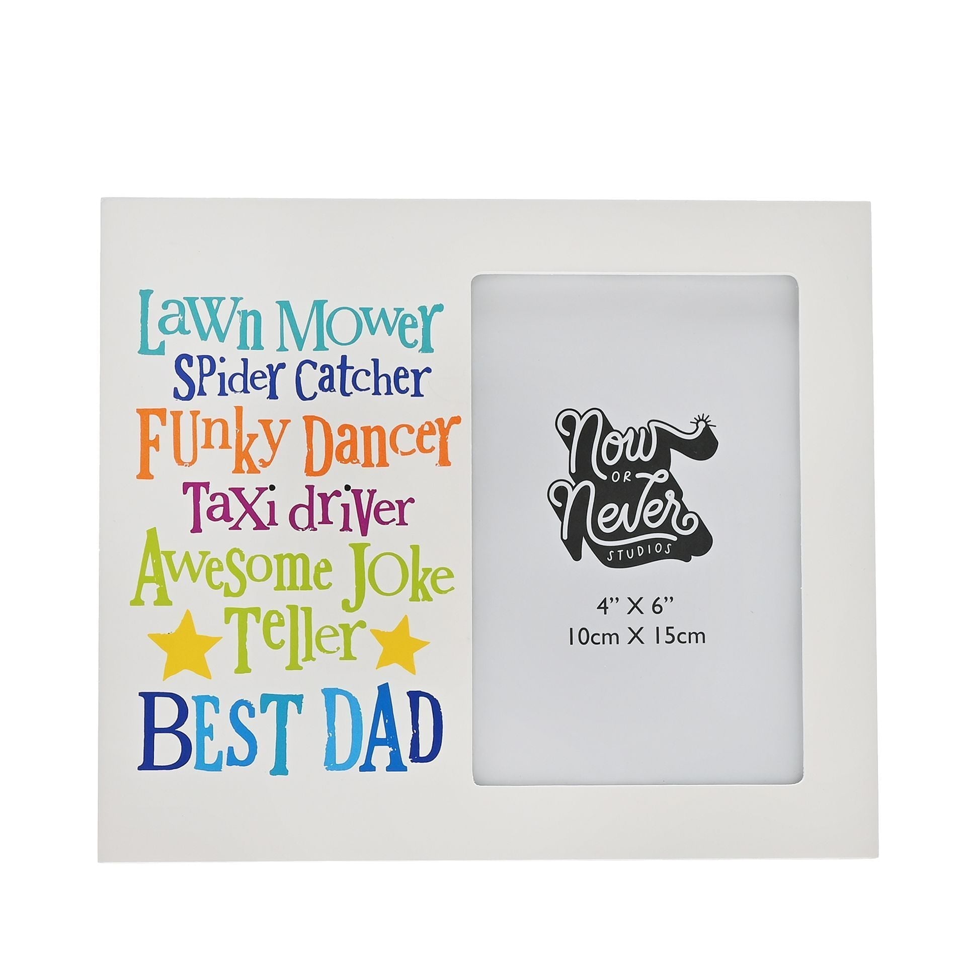 Brightside Best Dad Photo Frame