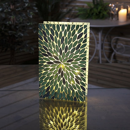 21cm Stained Glass Table Light - Dordog