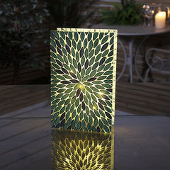 21cm Stained Glass Table Light - Dordog