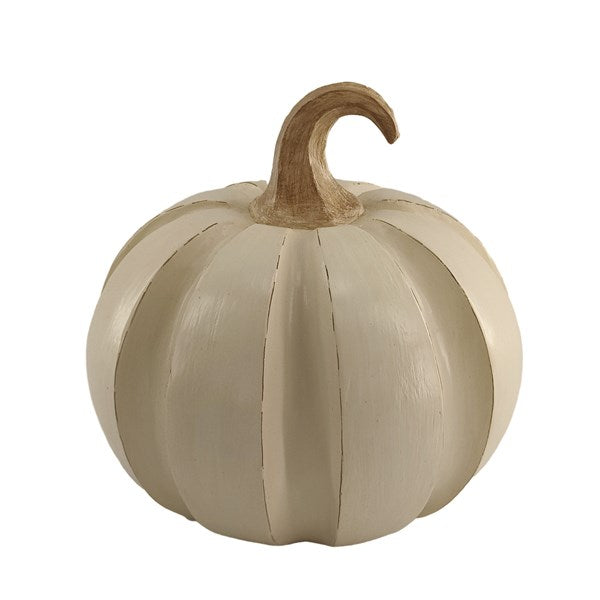 Cream Pumpkin Ornament