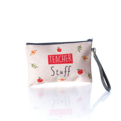 LOVE AND KINDNESS TEACHER STUFF PRINTED ZIP POUCH