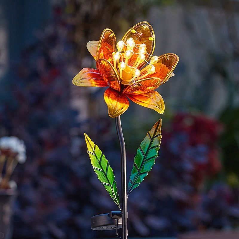 GloBloom Solar Flower Stake - Yellow
