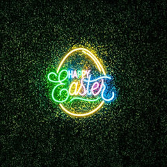 Happy Easter Egg Neon Sign