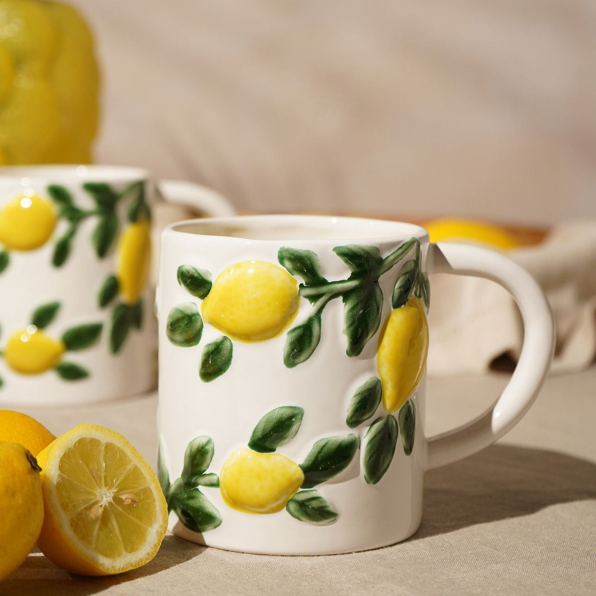 Hestia Lemons Ceramic Mug