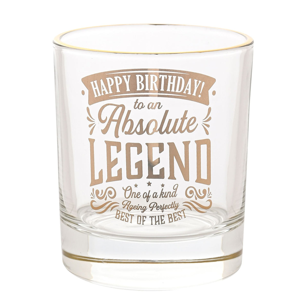 Harvey Makin Legend Tumbler Glass - Birthday