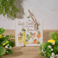 CITRUS AND CHEERS CERAMIC TRIVET WITH 3D ELEMENTS
