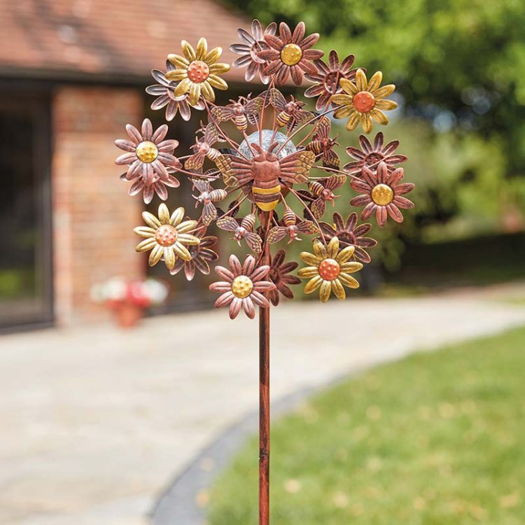 FlowerBee Solar Windspinner