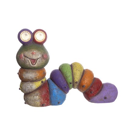 Caterpillar Ornament with Solar Rolling Eyes