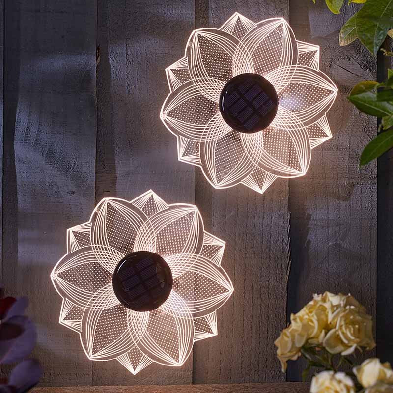 BloomLine Solar Acrylic Flowers