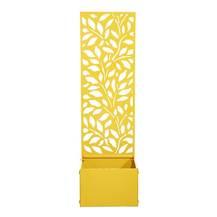 1m Yellow Screen Leaves Planter