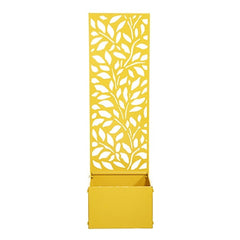 1m Yellow Screen Leaves Planter