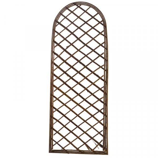 Extra Strong Framed Willow Trellis - Round Top