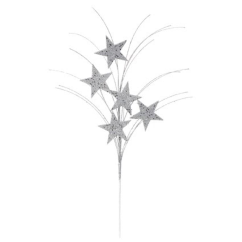Glitter Star Spray Stem