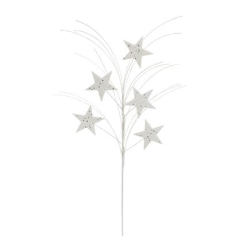 Glitter Star Spray Stem