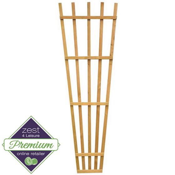 Fixed Wooden Fan Trellis